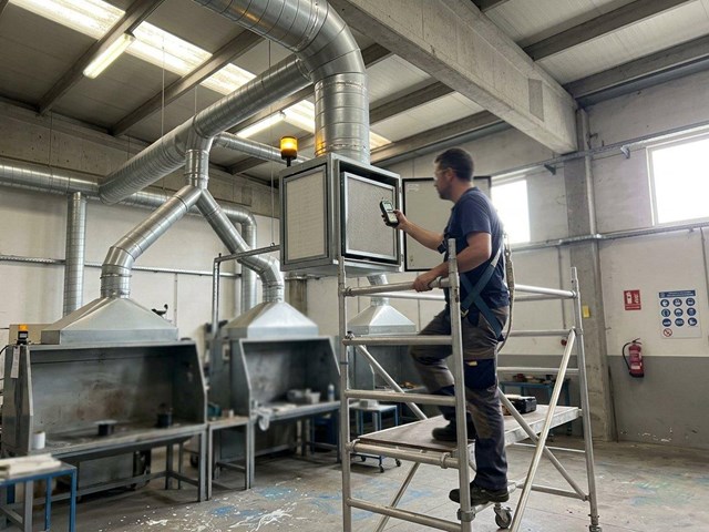 Sistemas de ventilación especial para talleres e industrias en Pontevedra